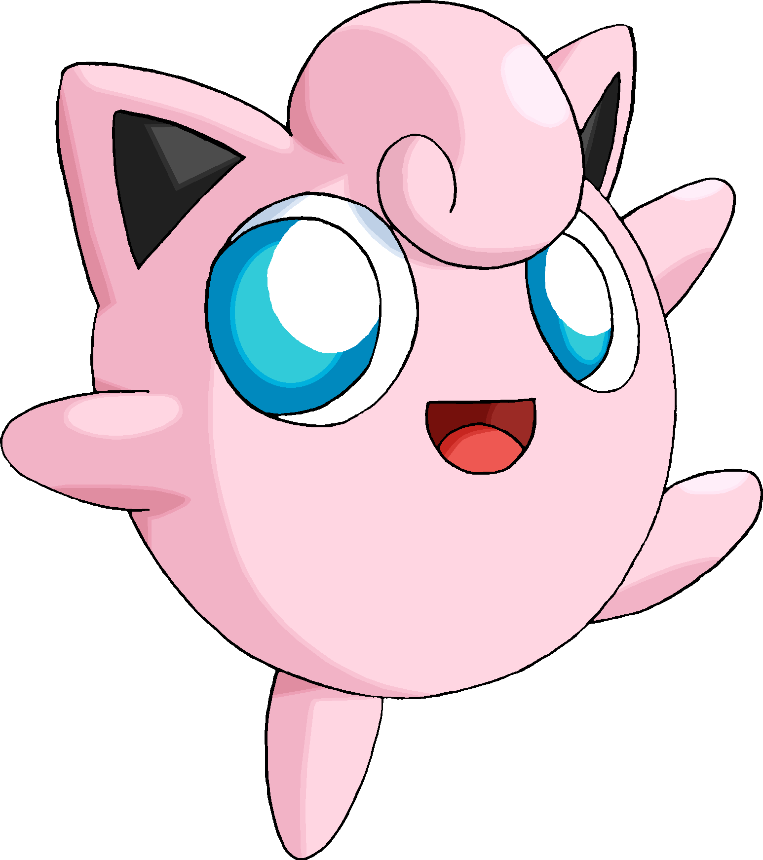 Download Jigglypuff Pokemon Character Illustration | Wallpapers.com