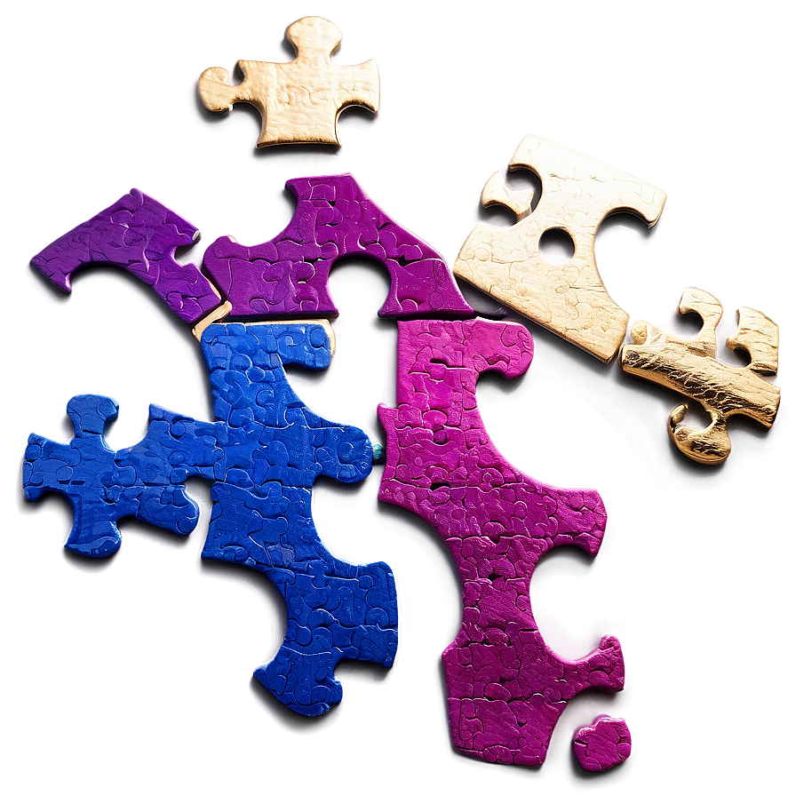 Jigsaw Puzzle Completion Celebration Png Ydy65 PNG