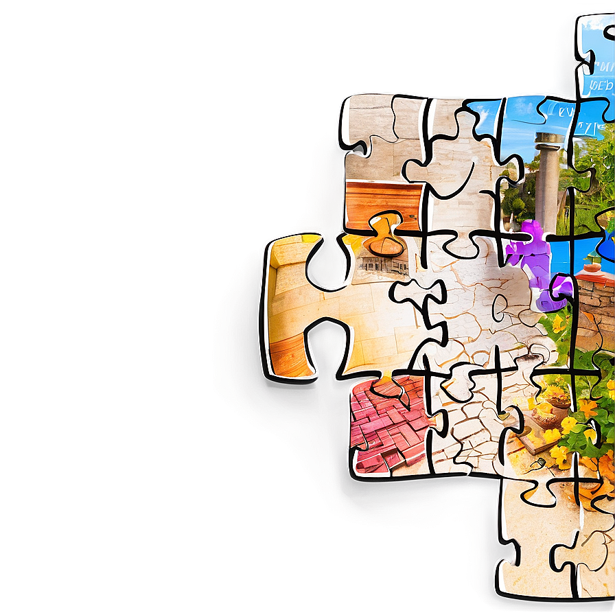 Jigsaw Puzzle Map Png 06112024 PNG