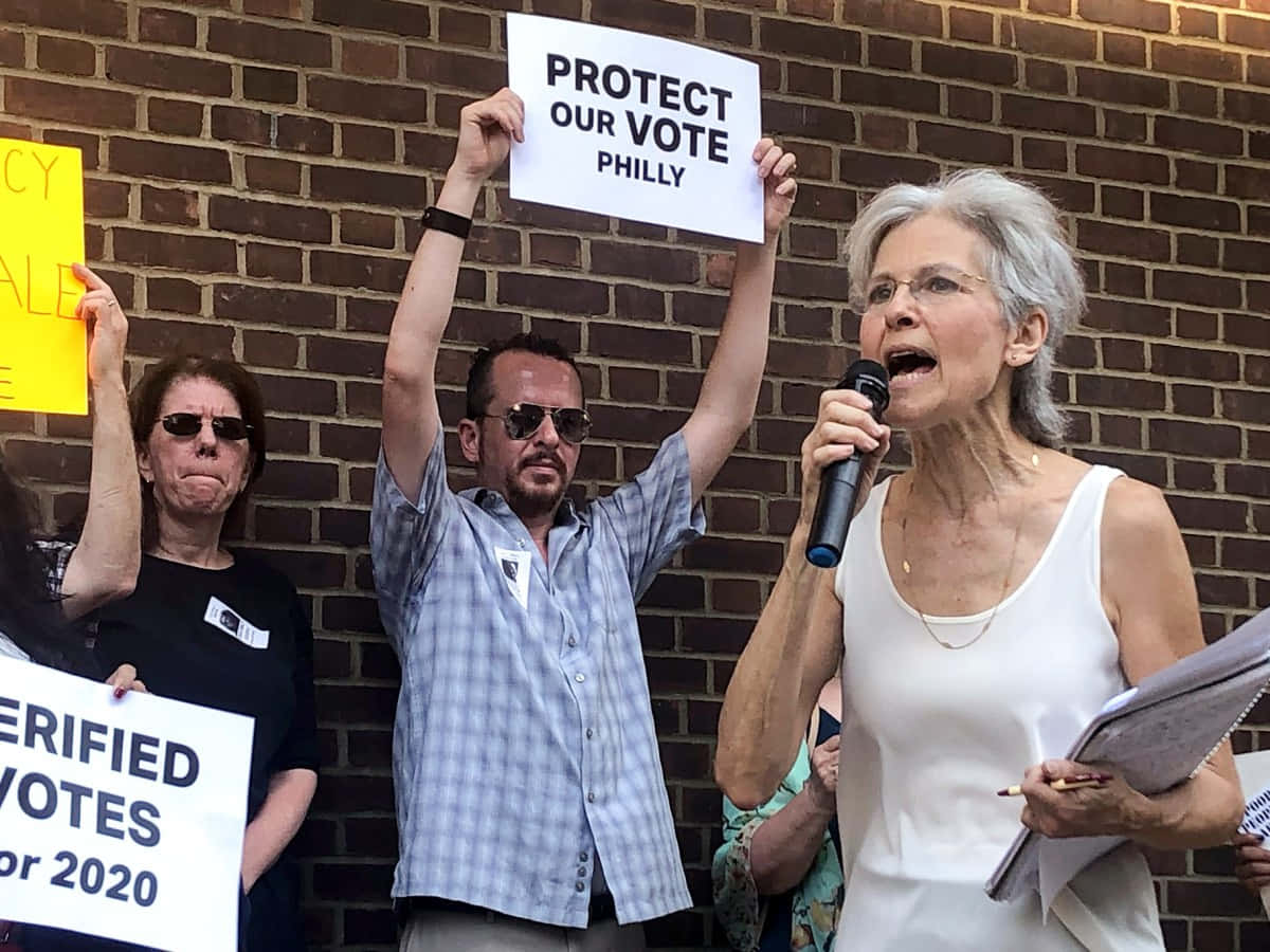 Jill Stein Campaign Rally Wallpaper