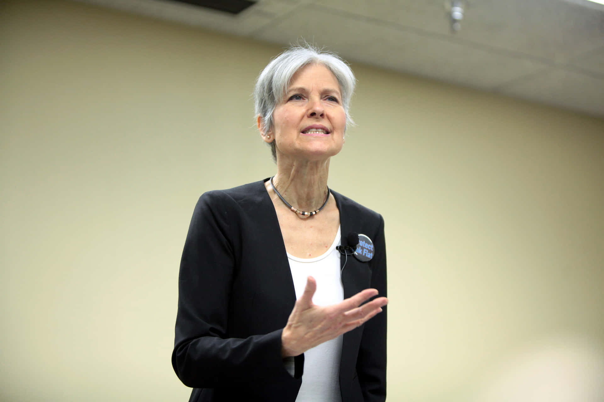 Jill Stein Speaking At Town Hall In Mesa Wallpaper