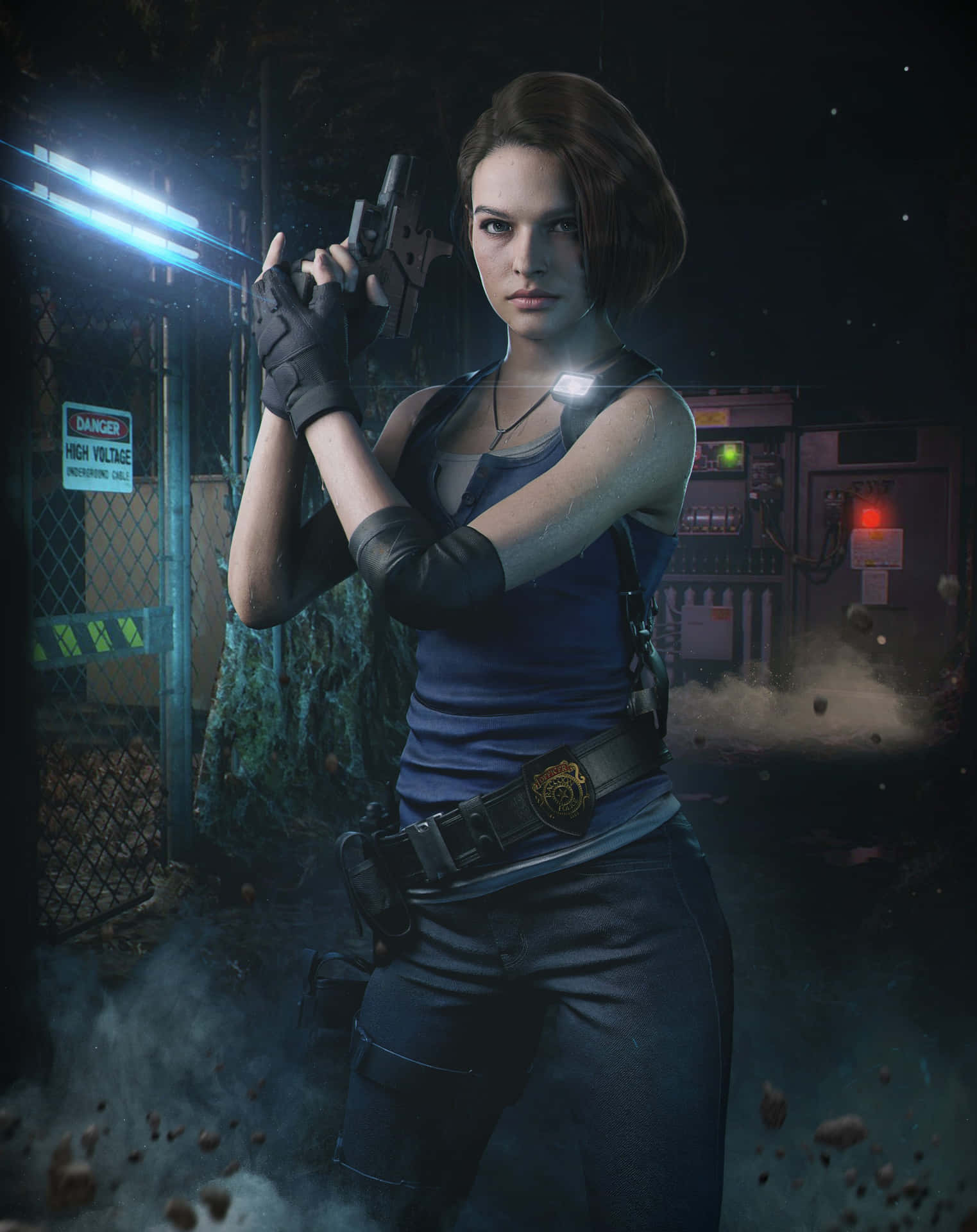 Jill Valentine From Resident Evil Bravely Prepared For Combat. Wallpaper