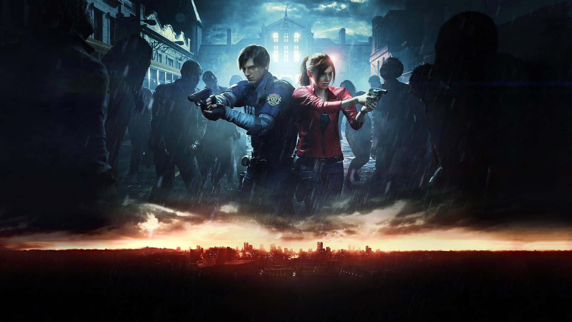 Jill Valentine In Action - Resident Evil 3 Remake Wallpaper