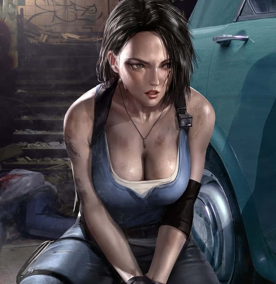 Download Jill Valentine, The Resilient Heroine From Resident Evil Series  Wallpaper