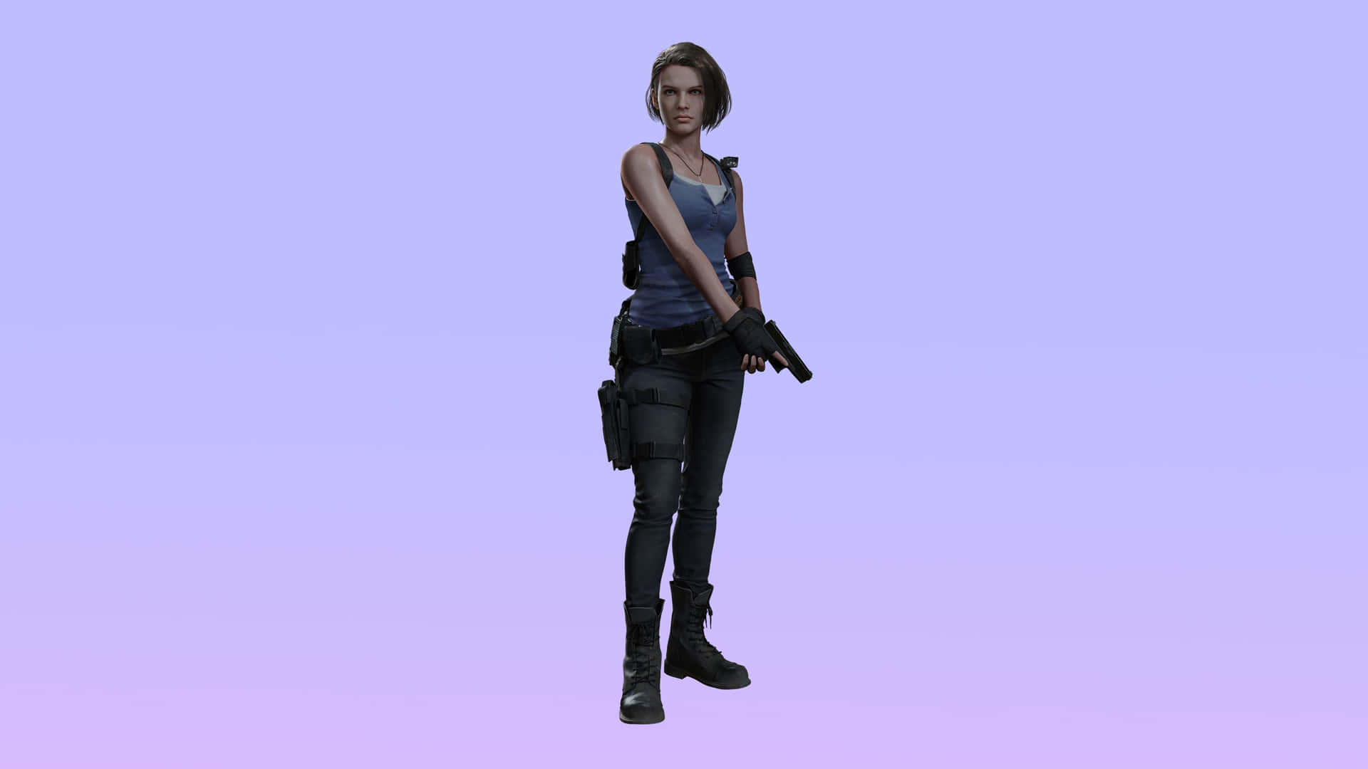 Jill Valentine - The Fearless Survivor In Resident Evil 3 Remake Wallpaper