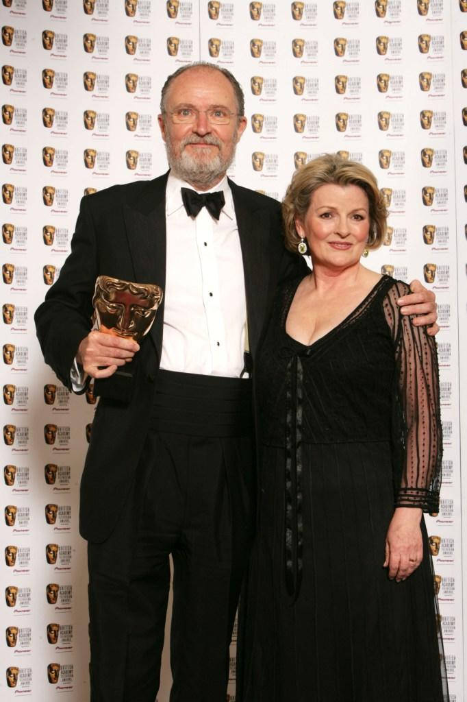 Caption: Renowned Actor Jim Broadbent and Brenda Blethyn at the 2007 BAFTA Awards. Wallpaper