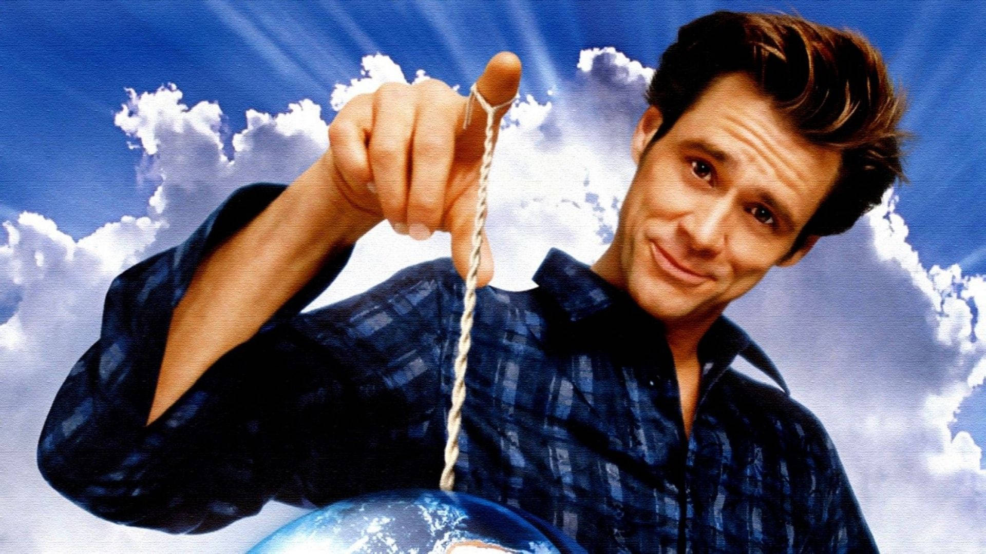 Jim Carrey In Clouds