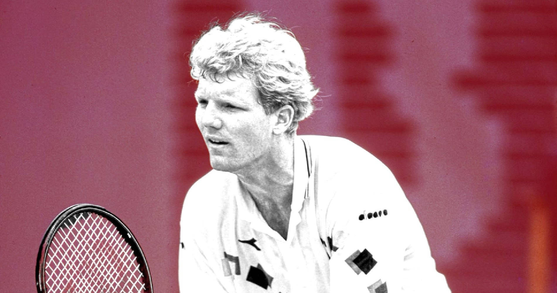 Jim Courier showcasing his skills during his early days in tennis Wallpaper