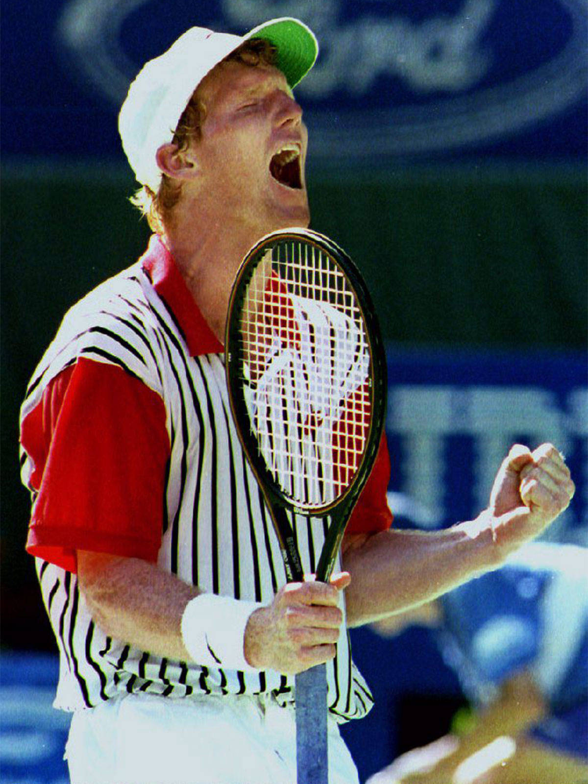 Jim Courier Playing Skills Wallpaper