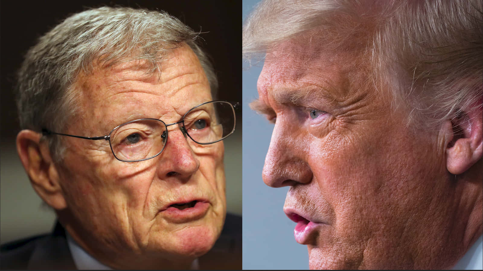 Jim Inhofe And Trump Side By Side Wallpaper