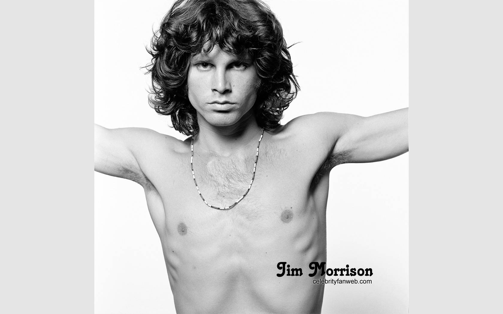 Jim Morrison Half Body Wallpaper