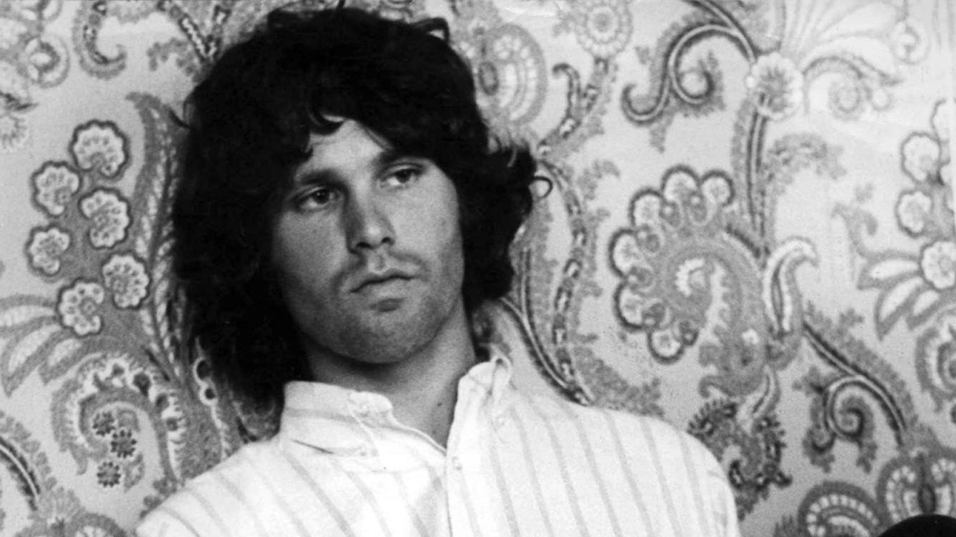Jim Morrison Paisley Wallpaper