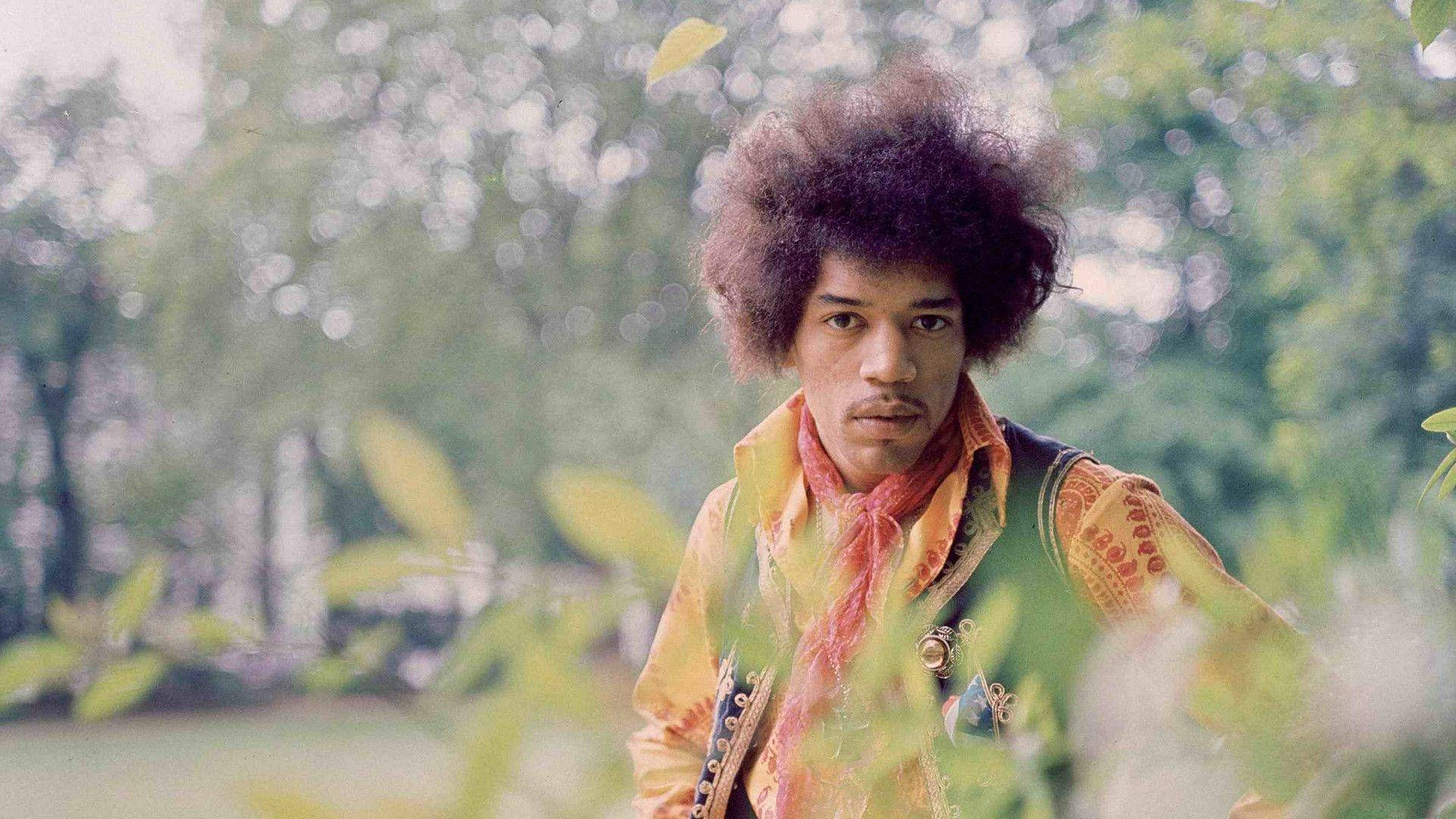 Jimi Hendrix Funky Focus Shot Wallpaper