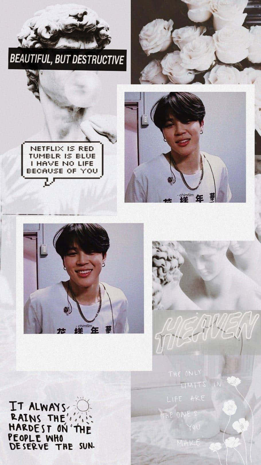 Get lost in the beauty of Jimin