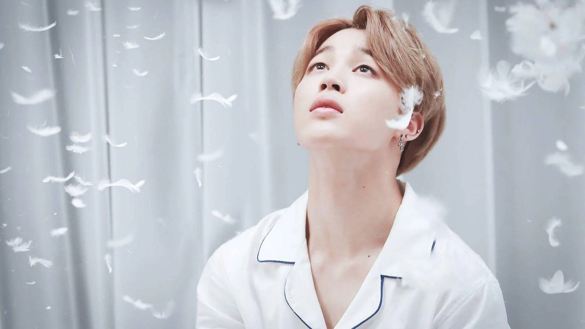 Jimin Bts Cute Feathers Picture