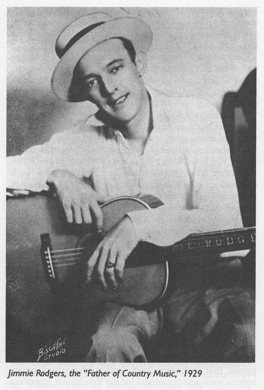 Jimmie Rodgers Biographical Portrait Wallpaper
