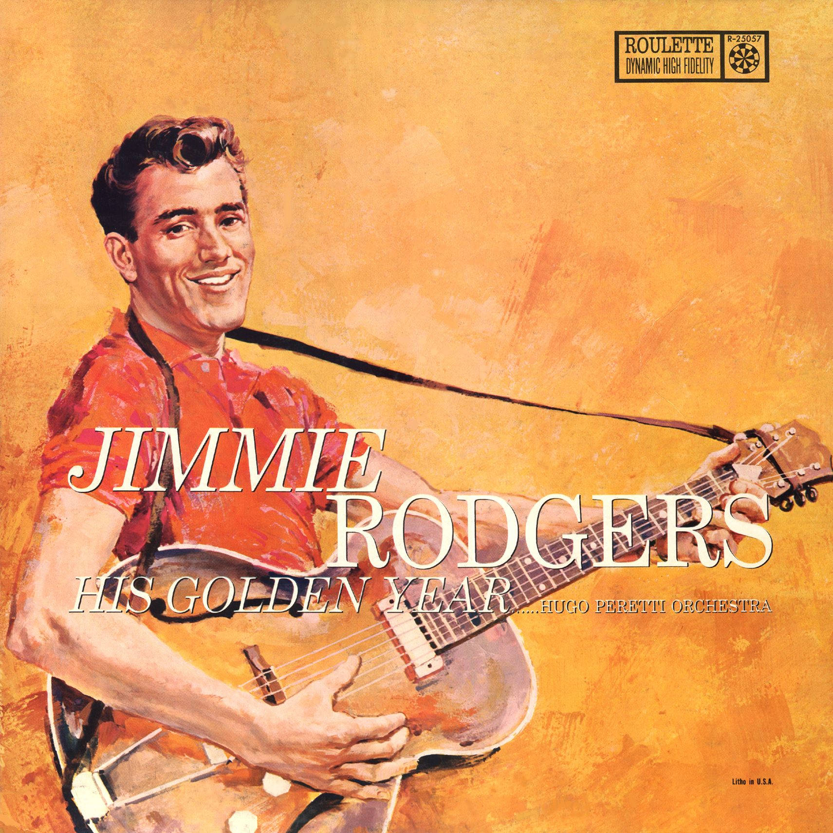 Jimmie Rodgers sit guldår tapet: Wallpaper