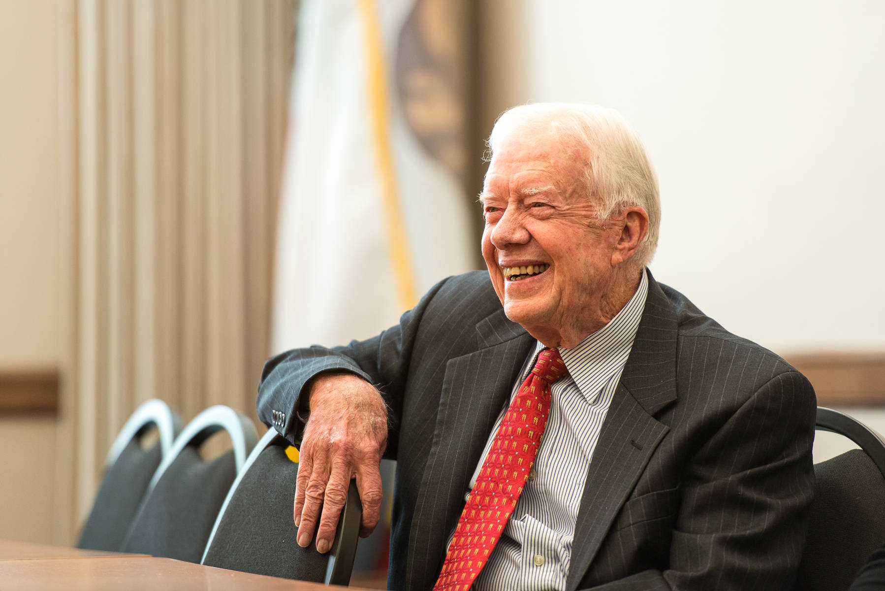 Jimmy Carter Chuckles Wallpaper