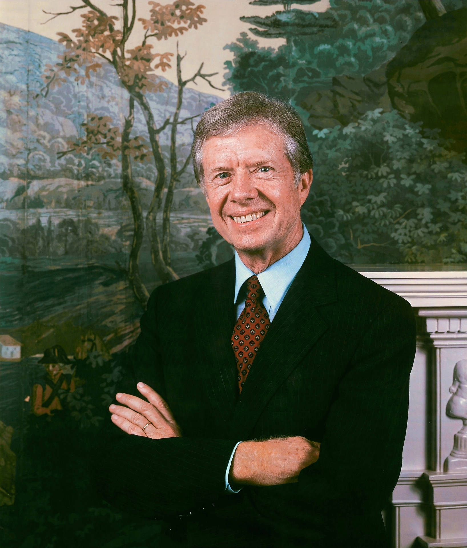 Jimmy Carter Official Portrait Wallpaper