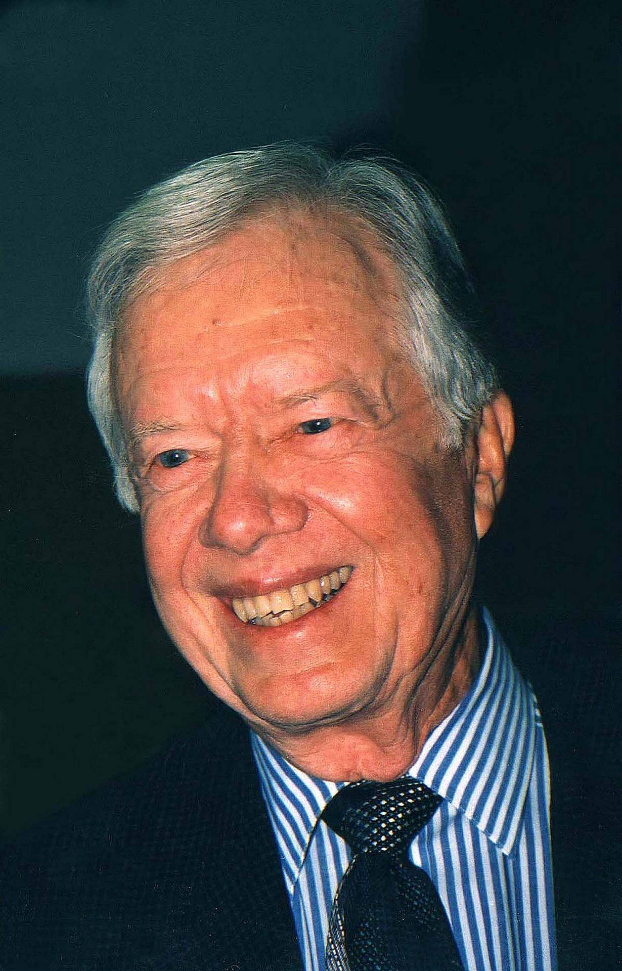 Retratosonriente De Jimmy Carter Fondo de pantalla