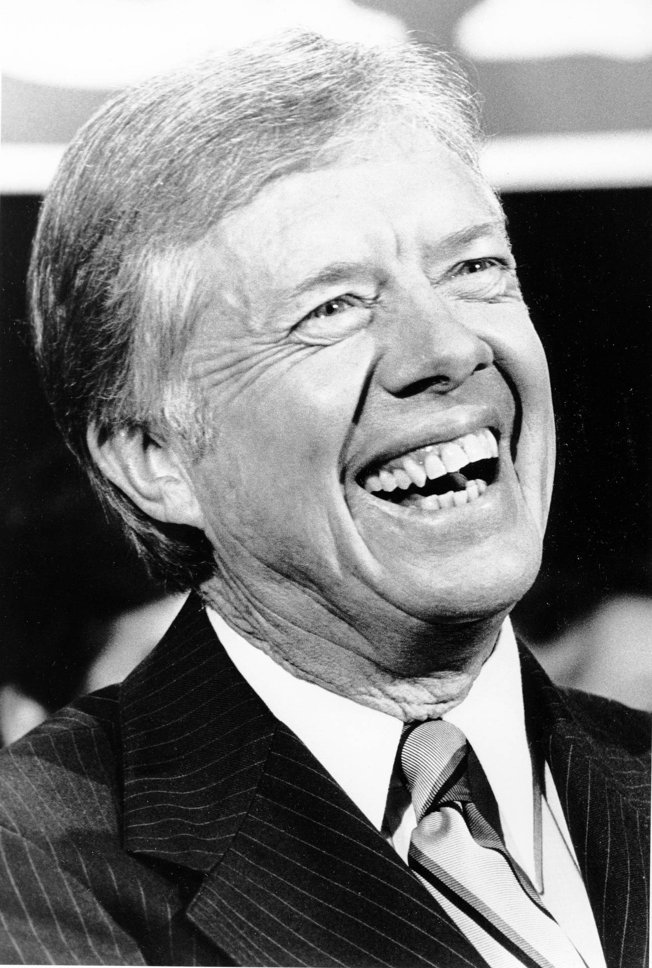 Jimmy Carter With A Big Smile Wallpaper