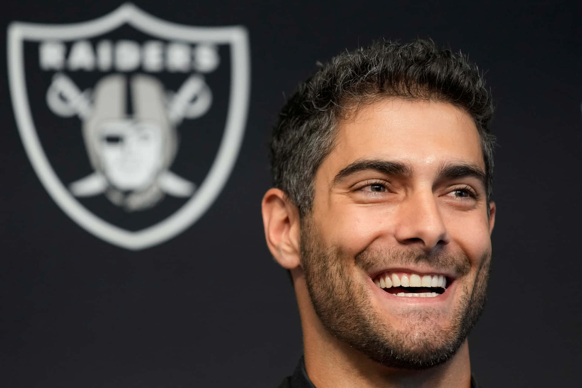 Quarterback Jimmy Garoppolo In Actie Achtergrond