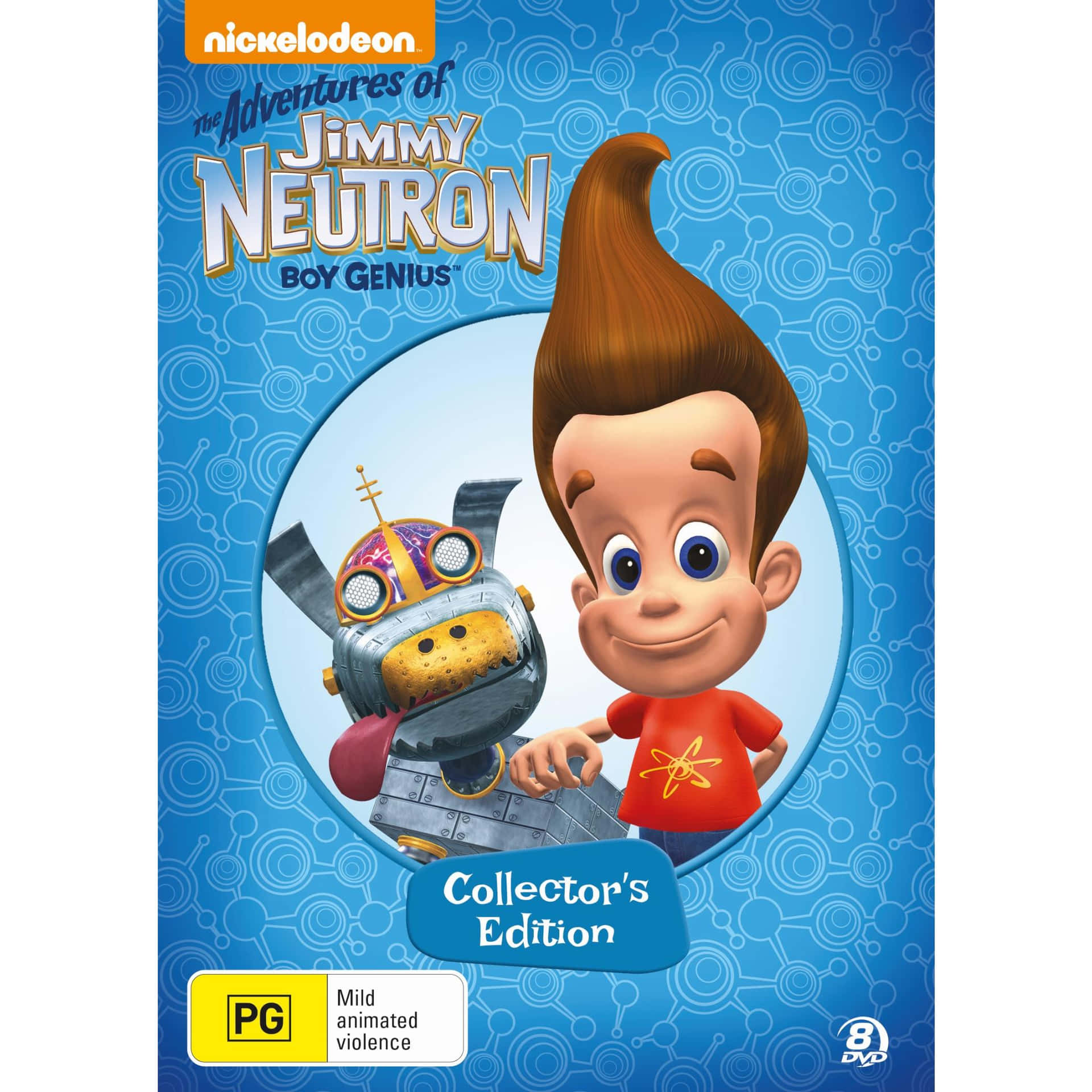 Jimmy Neutron Boy Genius In Blu-Ray Wallpaper