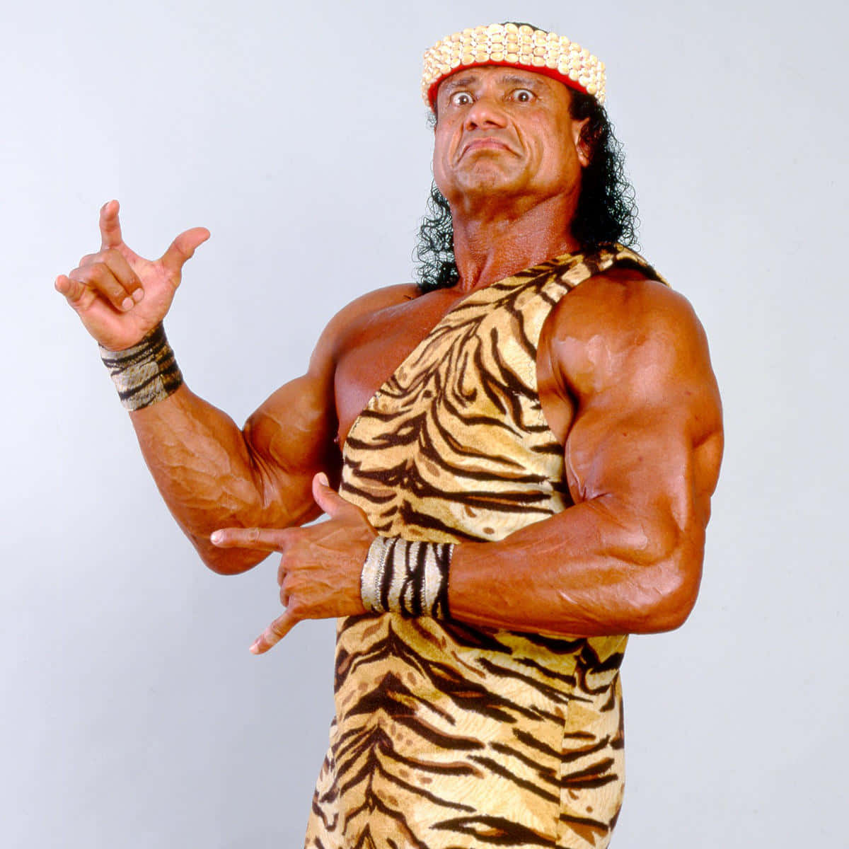 Jimmy Snuka Rock It Hand Gesture Picture