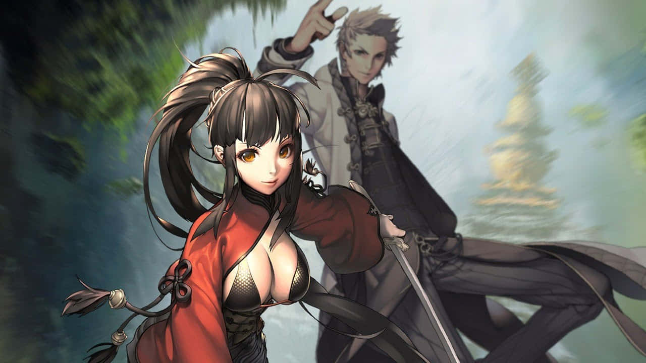 Jin Assassin Female Blade And Soul Anime Background