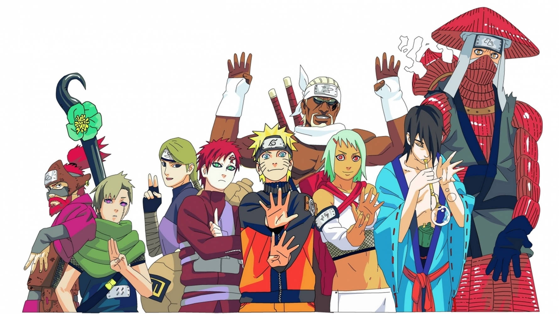 Jinchūriki Characters Naruto Laptop Background