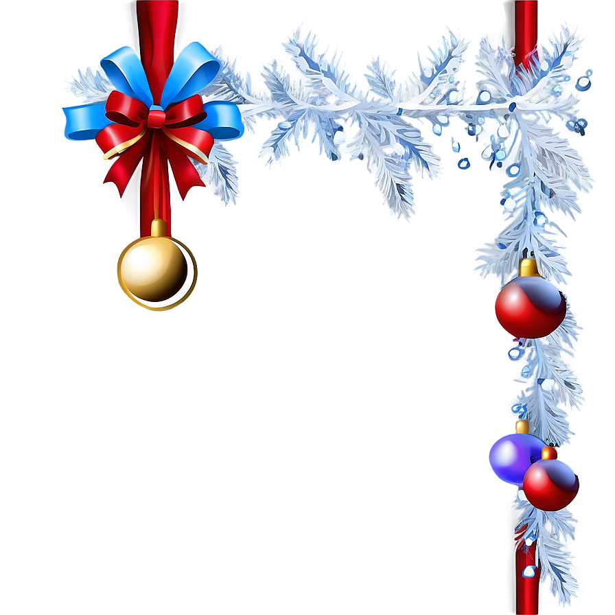 Jingle Bells Holiday Border Png 48 PNG