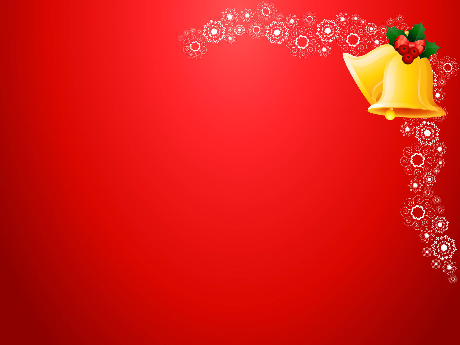 Jingle Bells Red Christmas Background