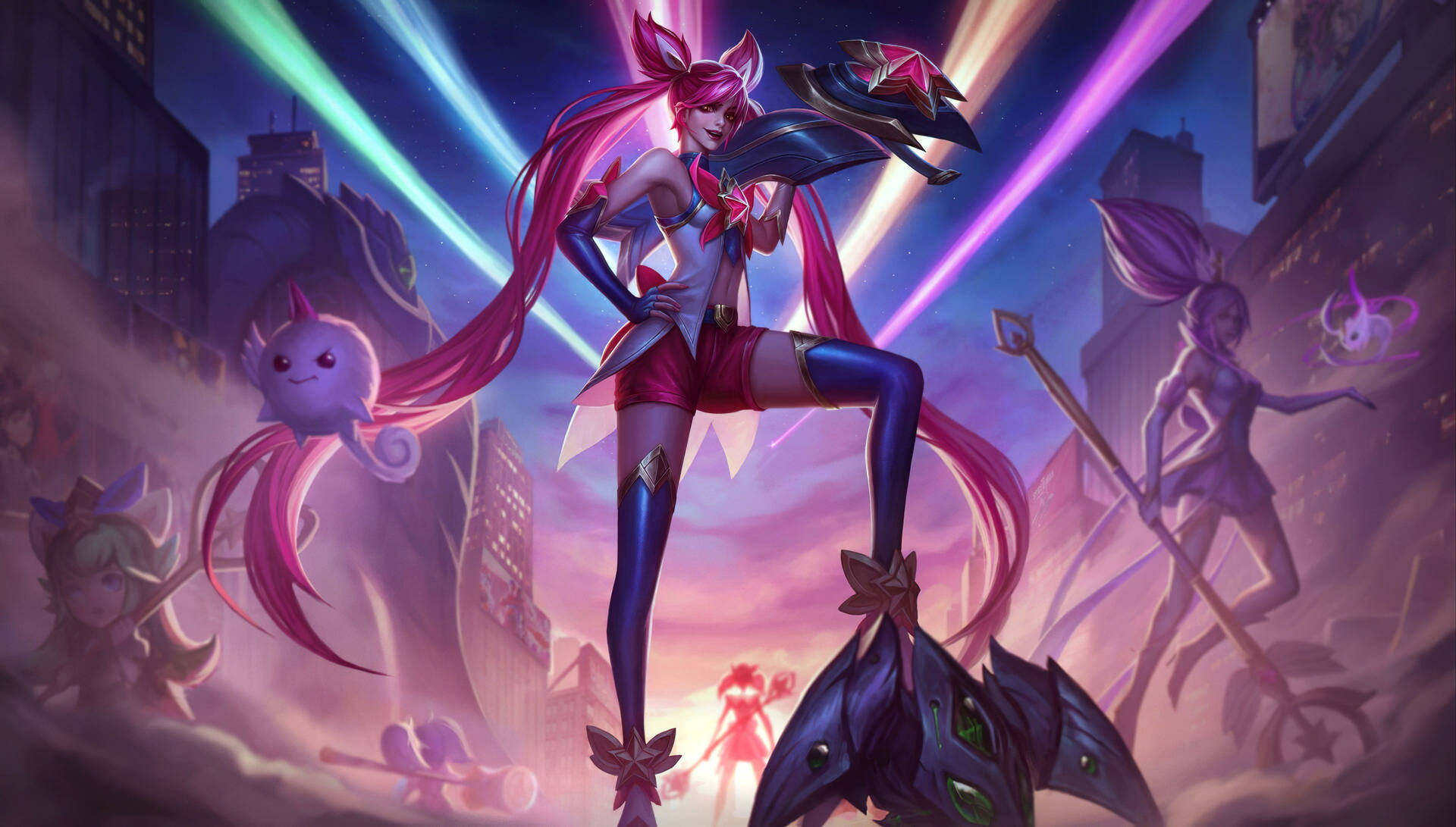 Jinx With The Star Guardians Wallpaper