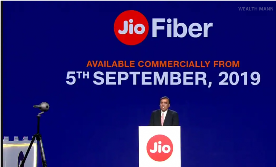 Jio Fiber Commercial Launch Announcement PNG