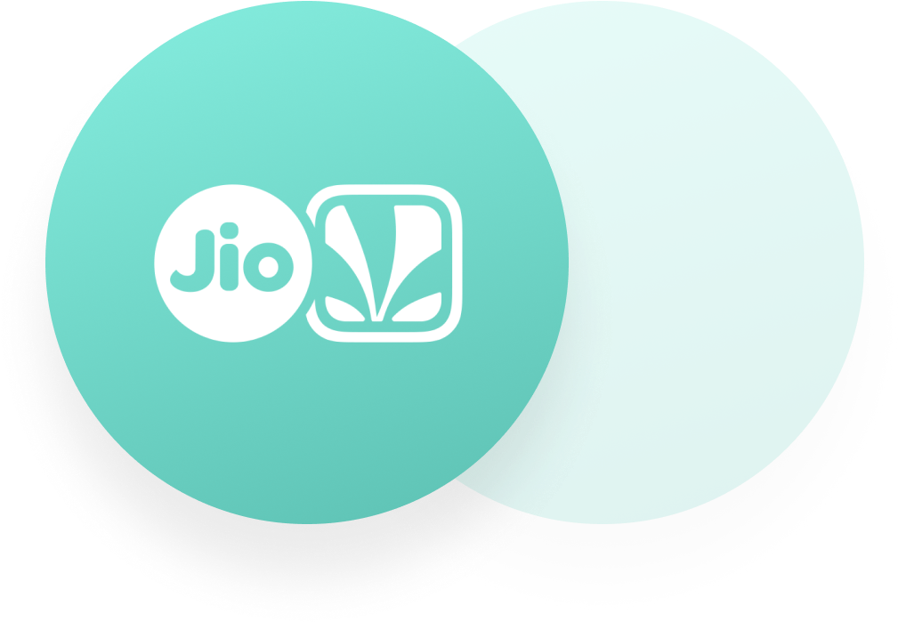 Jio Logo Overlapping Circles PNG