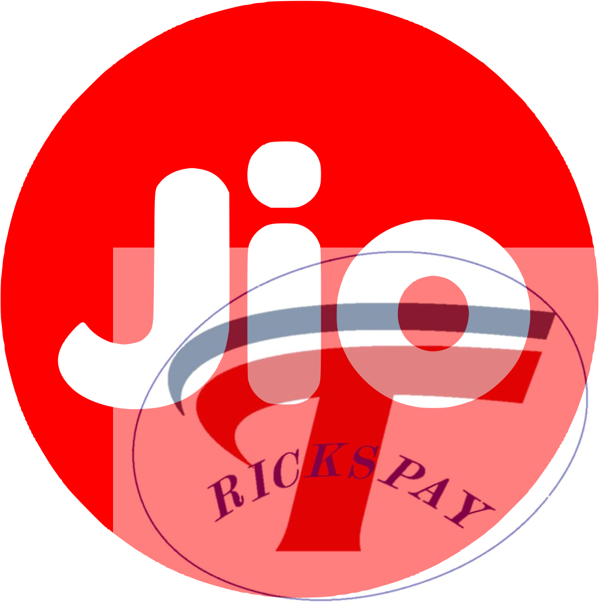 Jio Logo Overlaywith Ricks Pay PNG