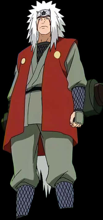 Jiraiya Naruto Anime Character PNG