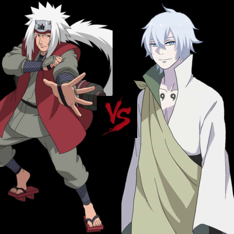 Jiraiya Versus Suigetsu Anime Showdown PNG