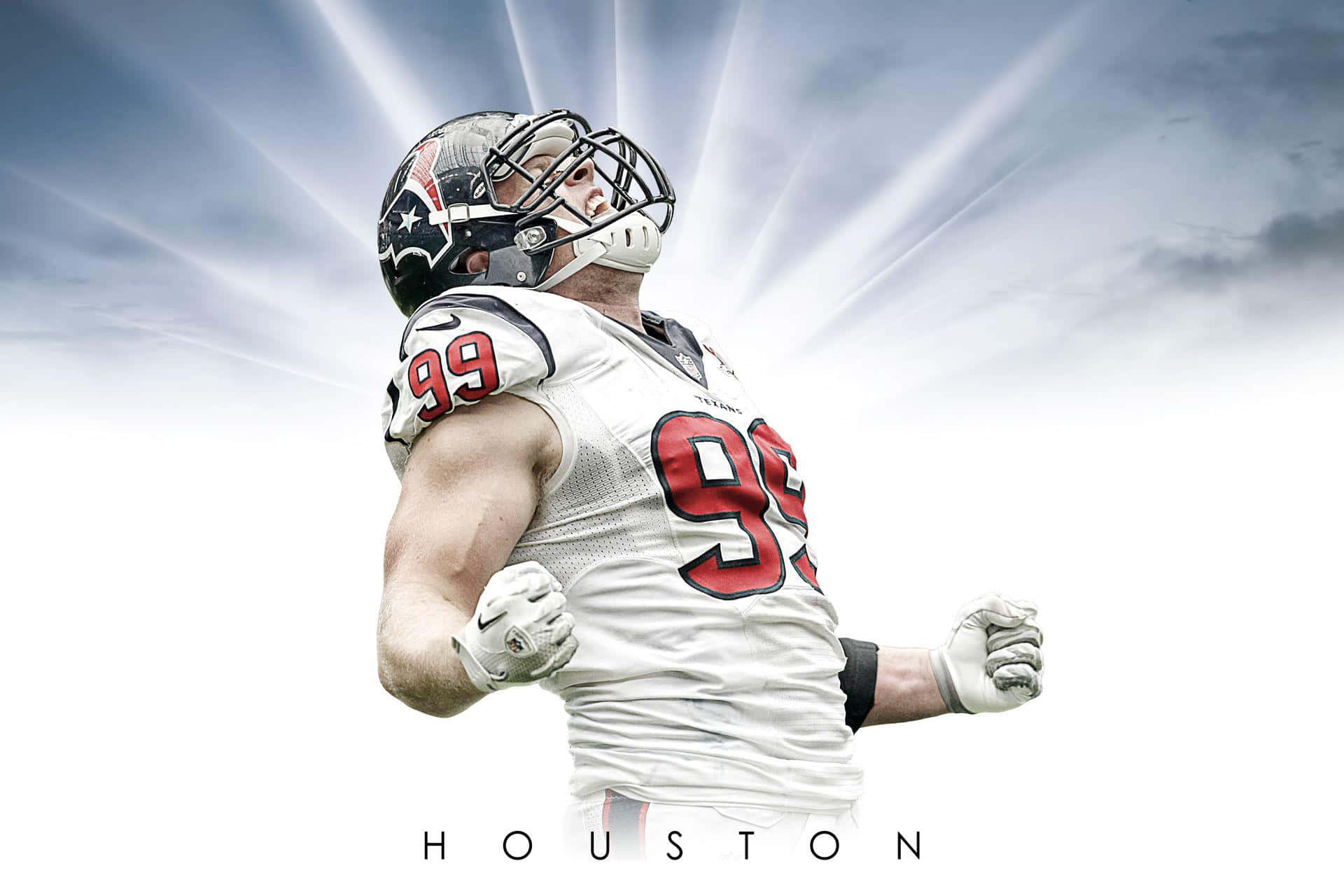 "Houston Texans Star J.J. Watt On The Sidelines" Wallpaper
