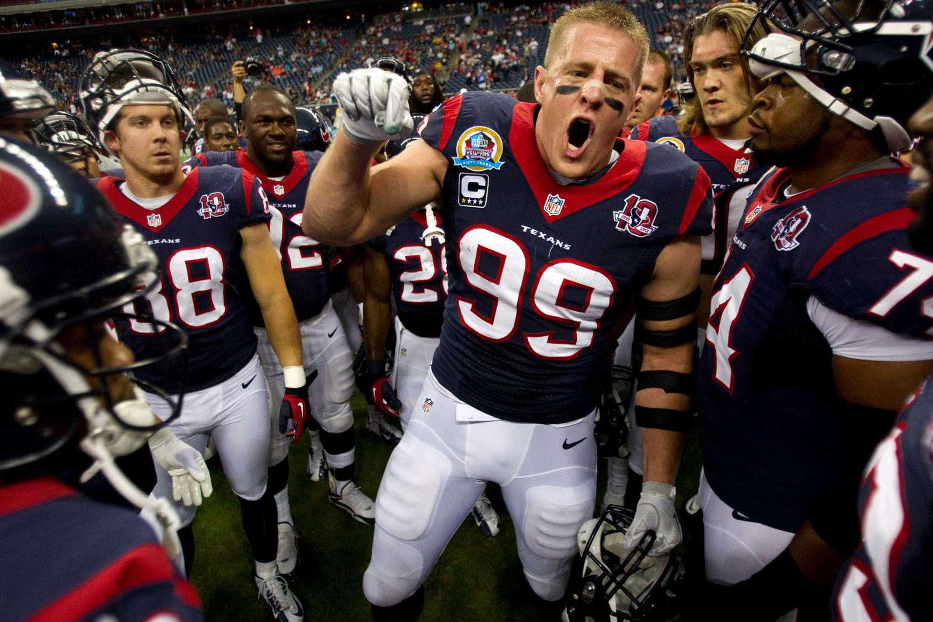 J.J. Watt looking fit and ready to take on the competition Wallpaper