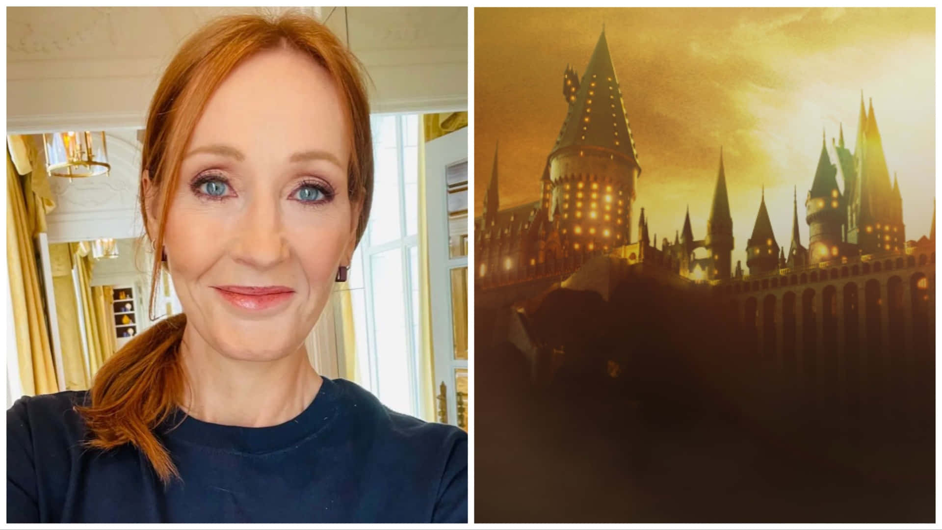 Jk. Rowling, La Reconocida Autora Mundial, En El Evento Vida En Imágenes. Fondo de pantalla