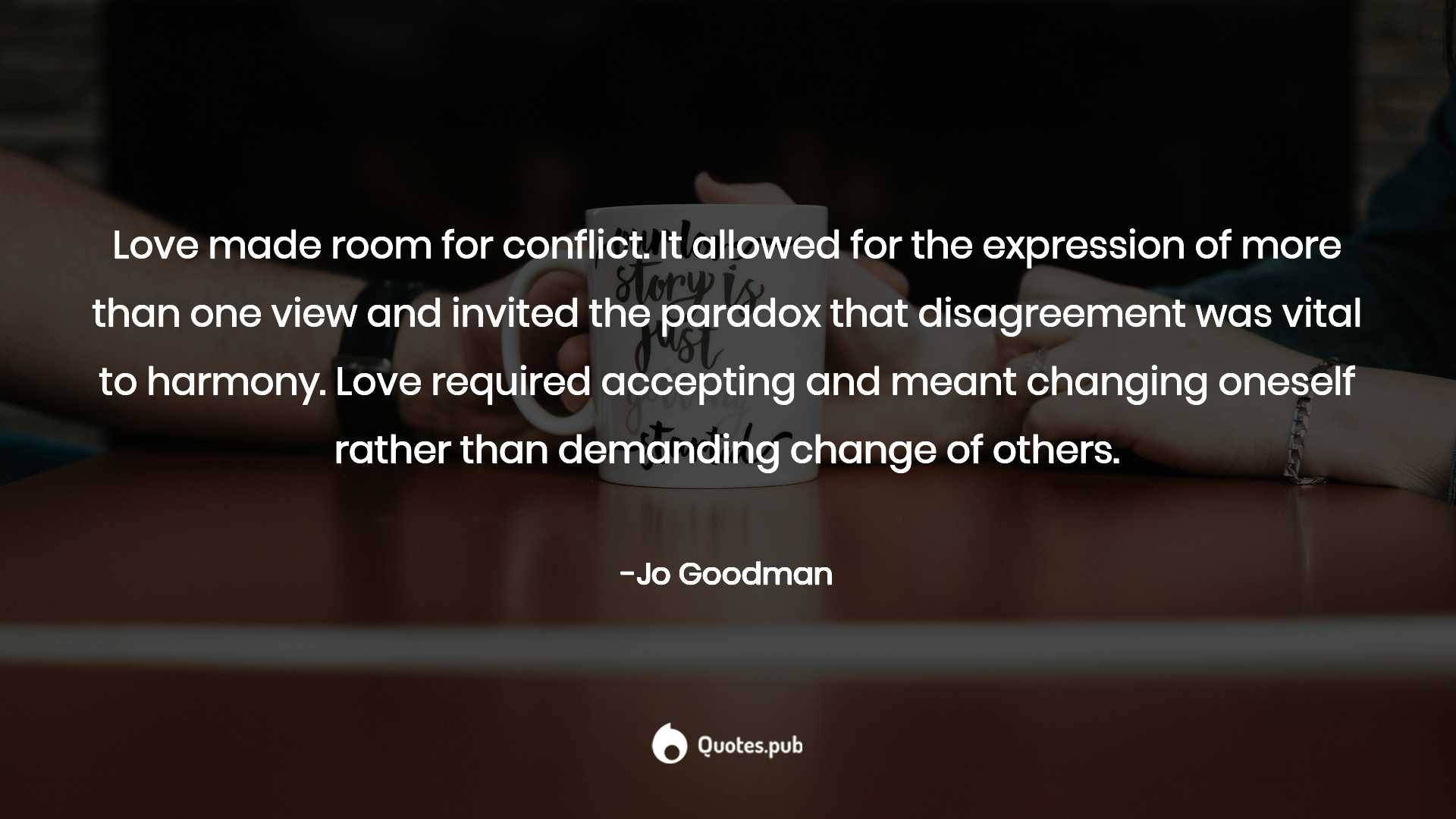 Jo Goodman Single Quotes Wallpaper