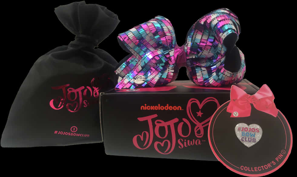 Jo Jo Siwa Bow Club Collectibles PNG