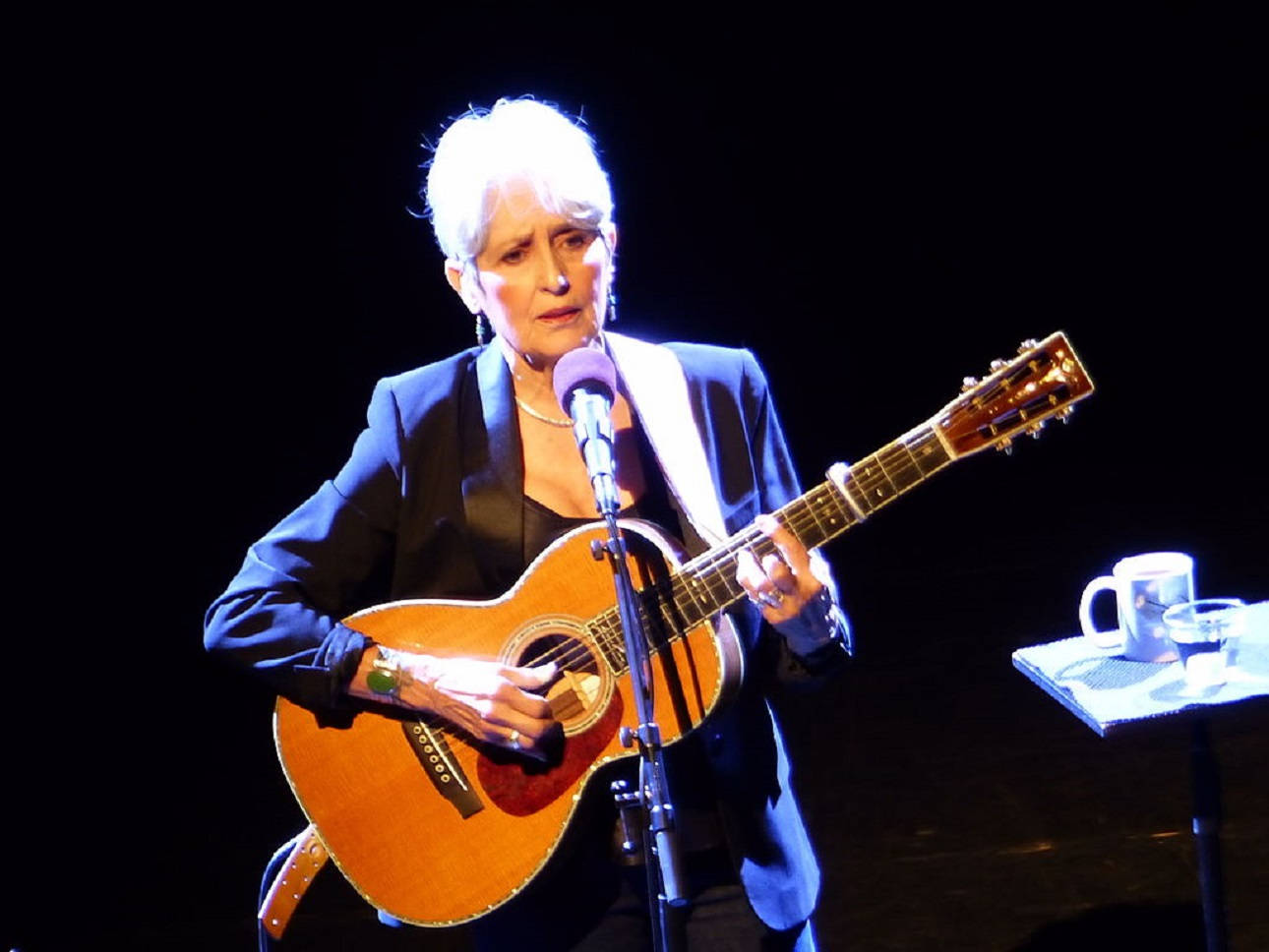 Joan Baez Performed At Ithaca State Theater Wallpaper