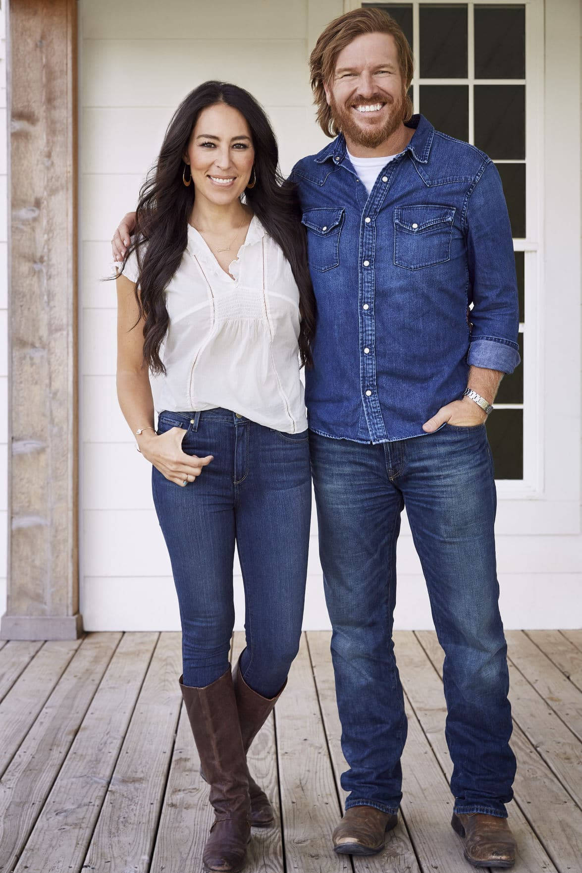 Joanna Gaines And Husband Chip Wallpaper