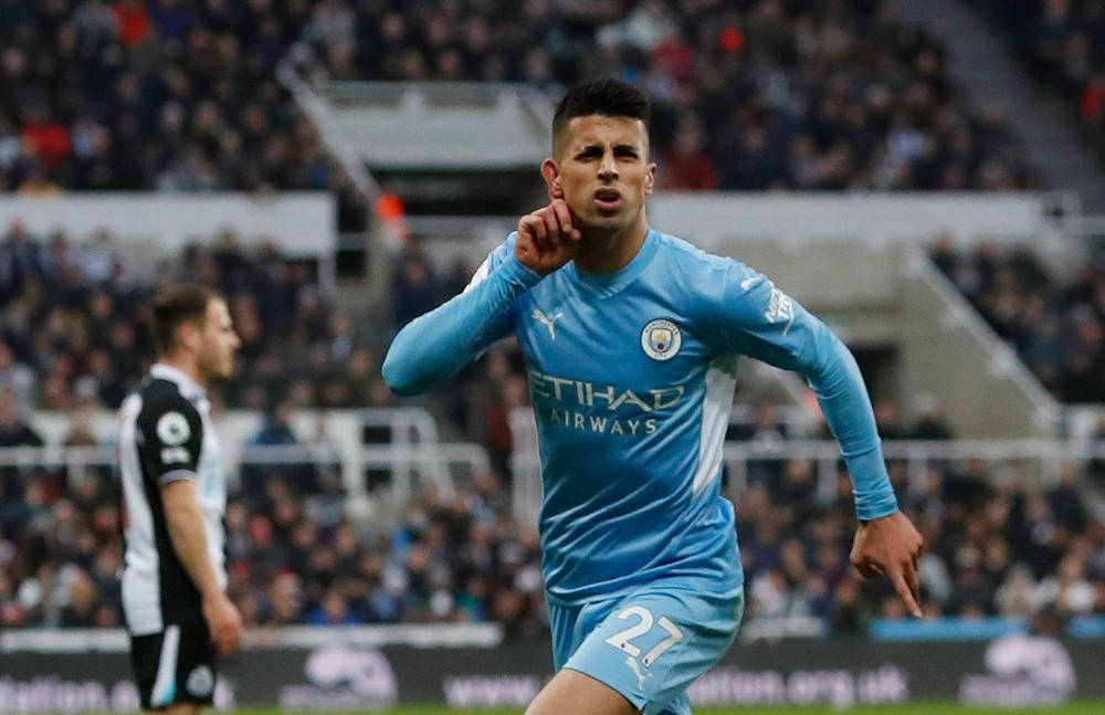 Joao Cancelo Fist To Face Background