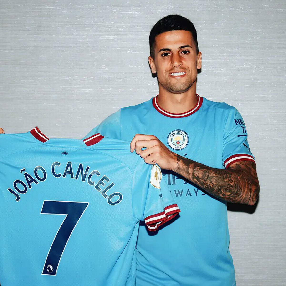 Joao Cancelo With Jersey Shirt Background