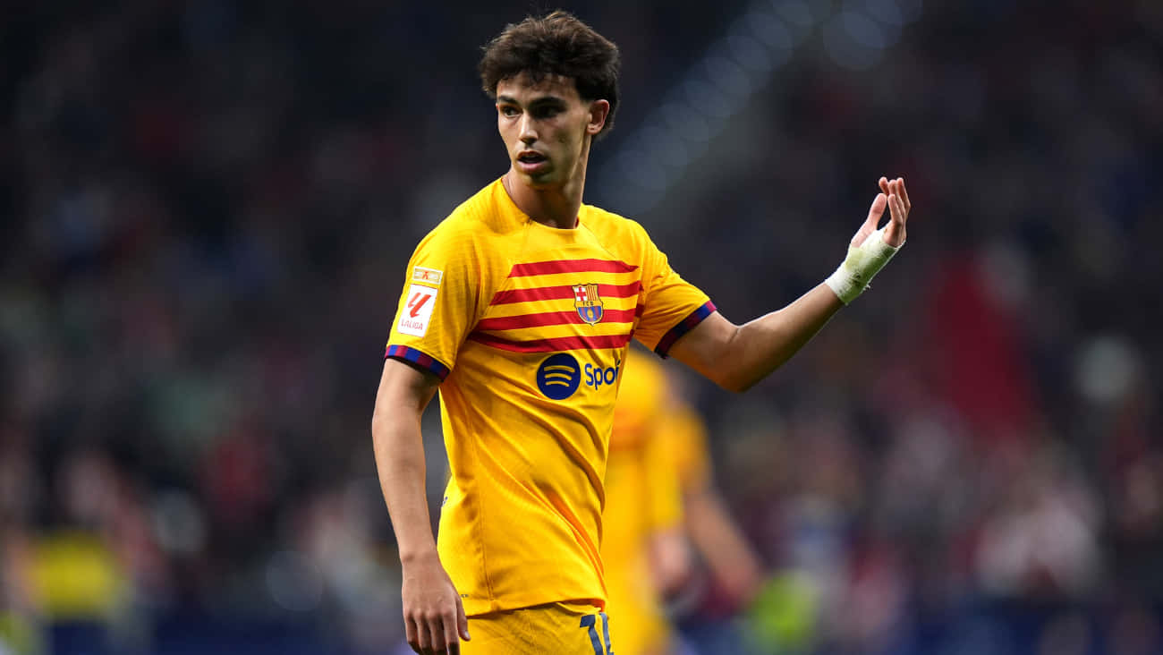 Joao Felix Barcelona Action Shot Bakgrunnsbildet