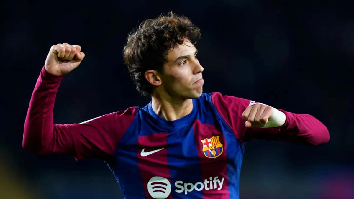 Joao Felixin Juhla Barcelonassa Taustakuva