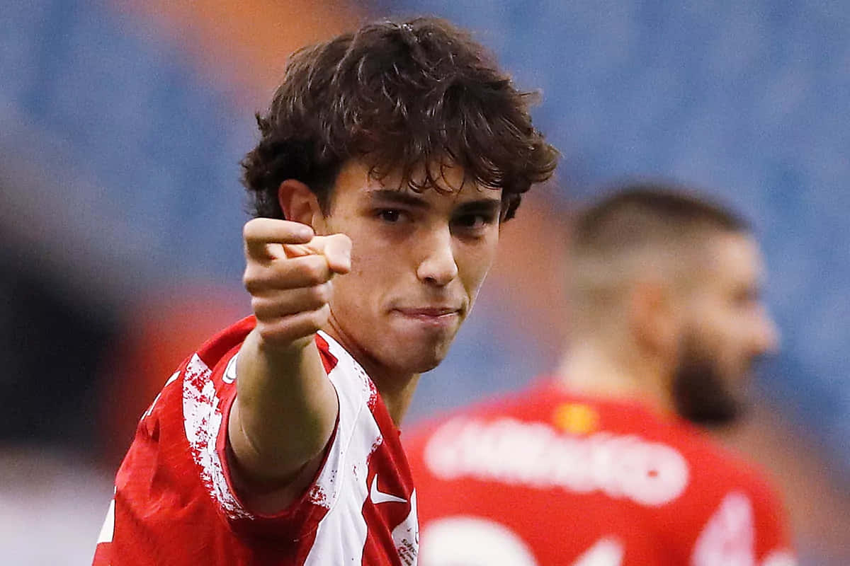 Joao Felix Pointing Gesture Wallpaper